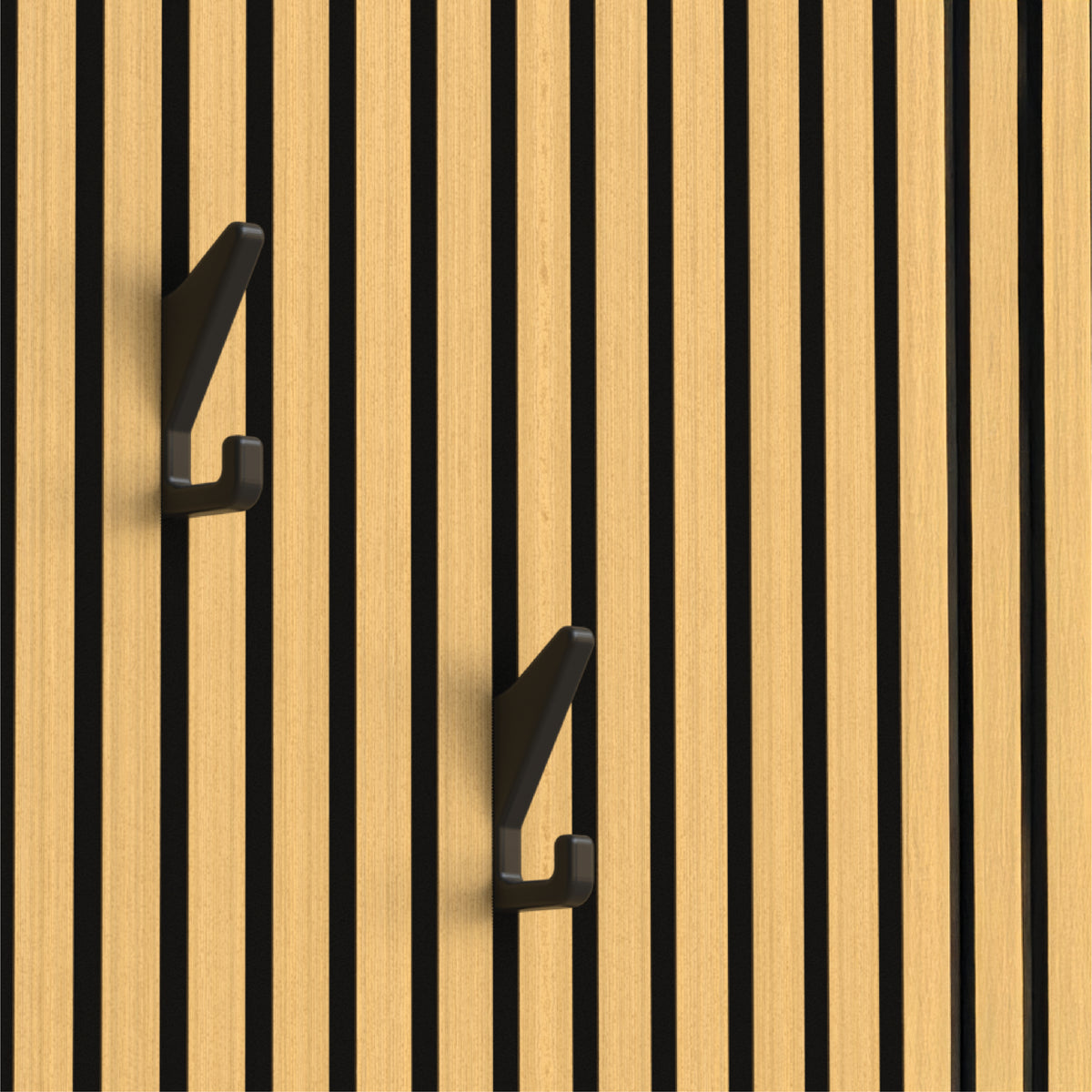 Acoustic Panelling Hat & Coat Hooks - 2 Pack