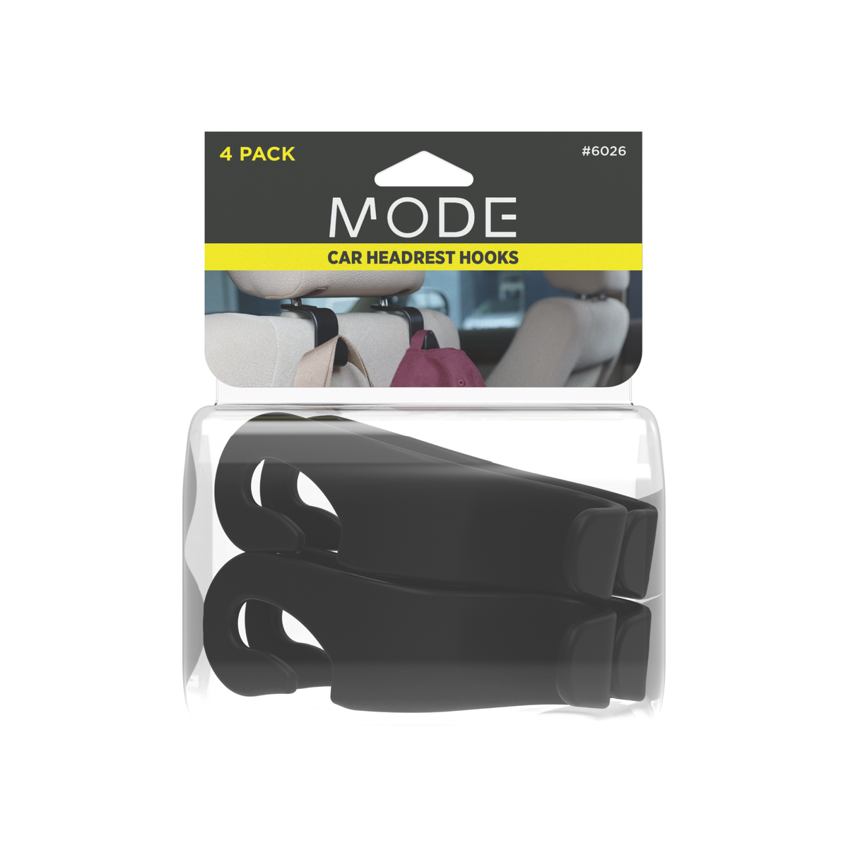 Car Headrest Hooks - 4 Pack