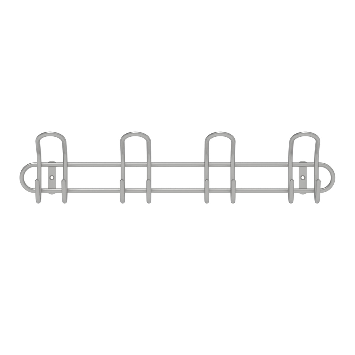 8 Metal Hooks Hook Rail